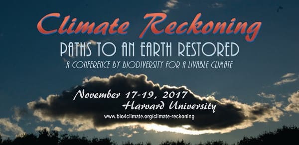 Climate Reckoning: Paths to an Earth Restored