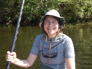 Jan Lambert on Willard Pond