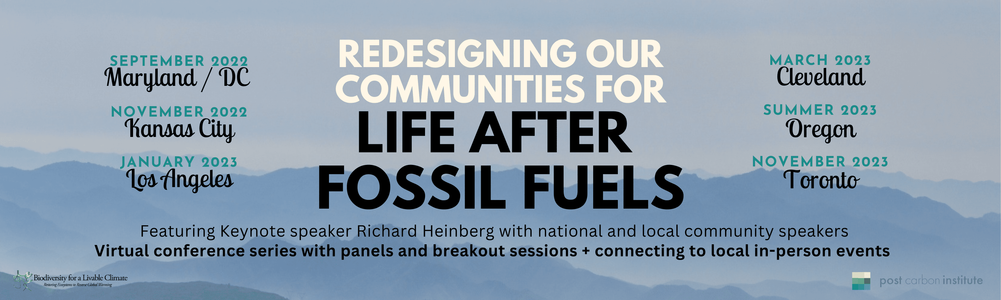 Redesigning Our Communities for Life After Fossil Fuels