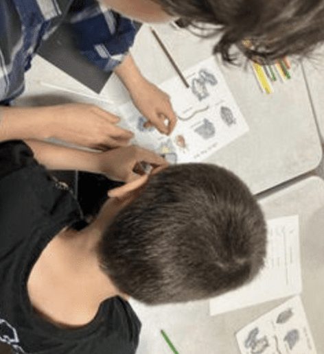 Children exploring nature as part of the Soil to Sky curriculum