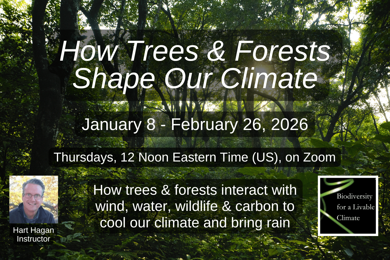 Bring a Friend Registration for How Trees & Forests Shape Our Climate