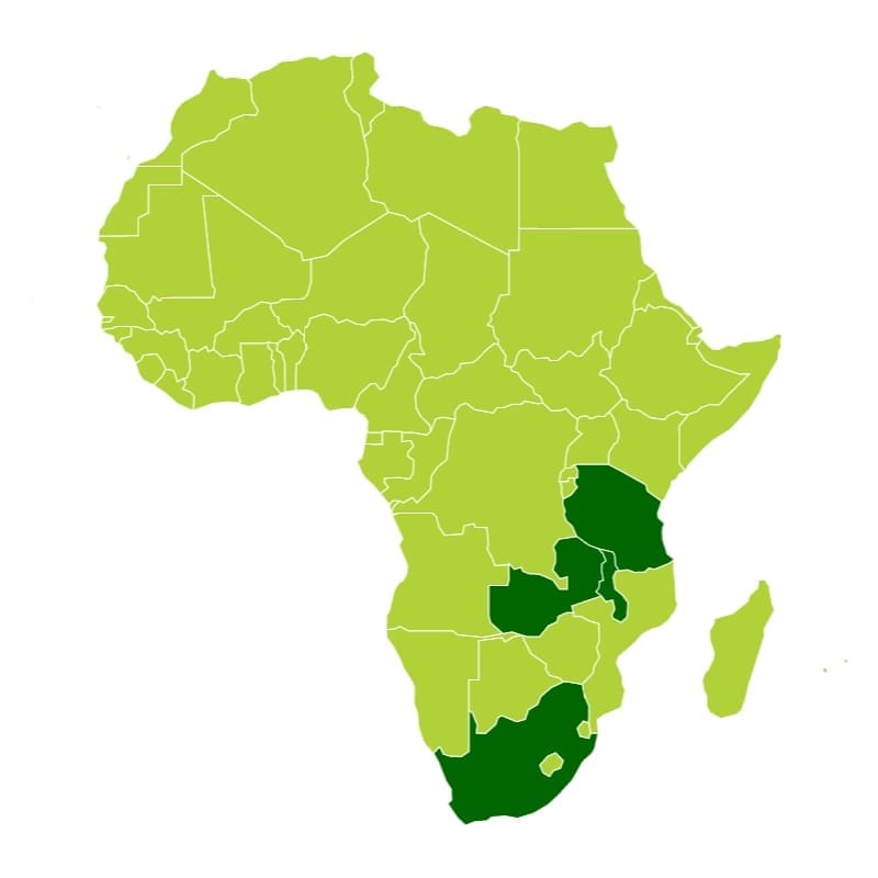 Greenpop’s working area in Africa